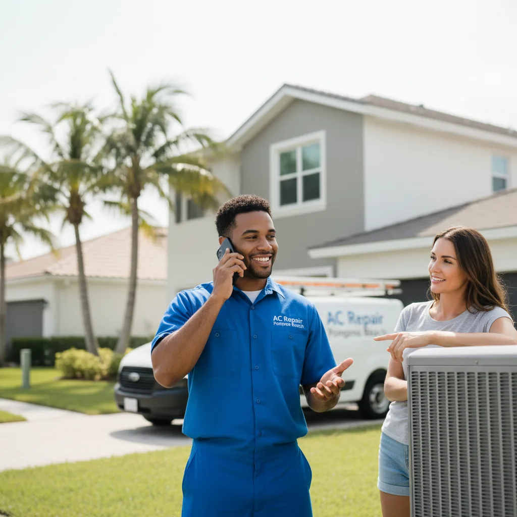 AC Repair Pompano Beach customer support in Ballwin